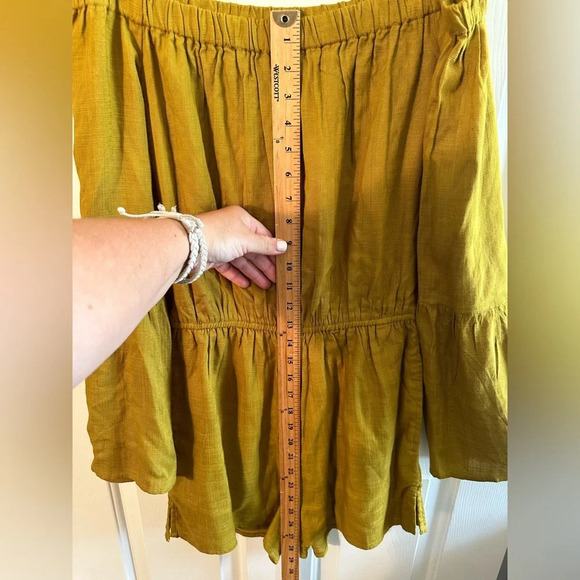 L*Space SweetPea Miranda Shorts Romper Statement Sleeves Off Shoulder ⚠️READ⚠️ - Picture 14 of 16